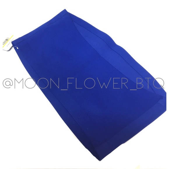 Free People x Revolve Neo Collection Nina Bandeau Tube Top Royal Blue SZ Small - Picture 5 of 8